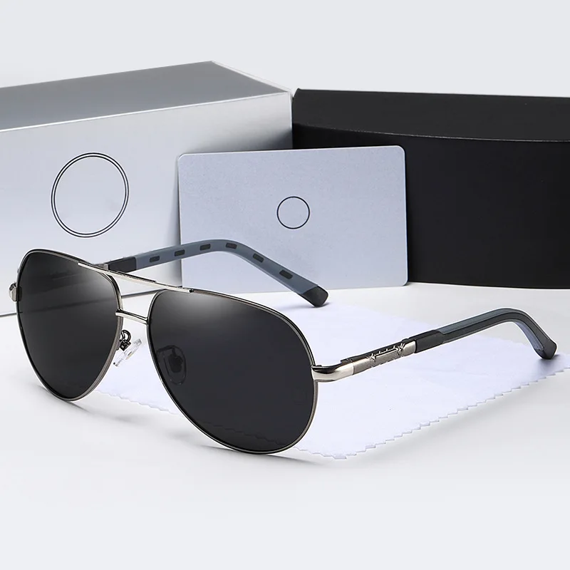 For Men Women Metal Aviator Polarized Sunglasses UV400 HD Anti Glare Driving Fishing Outdoor Eyewear