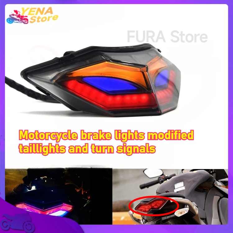 

Applicable to KAWASAKI Ninja300/250/250R Z250 taillights with integrated turn signal and rear taillight motorcycle accessories