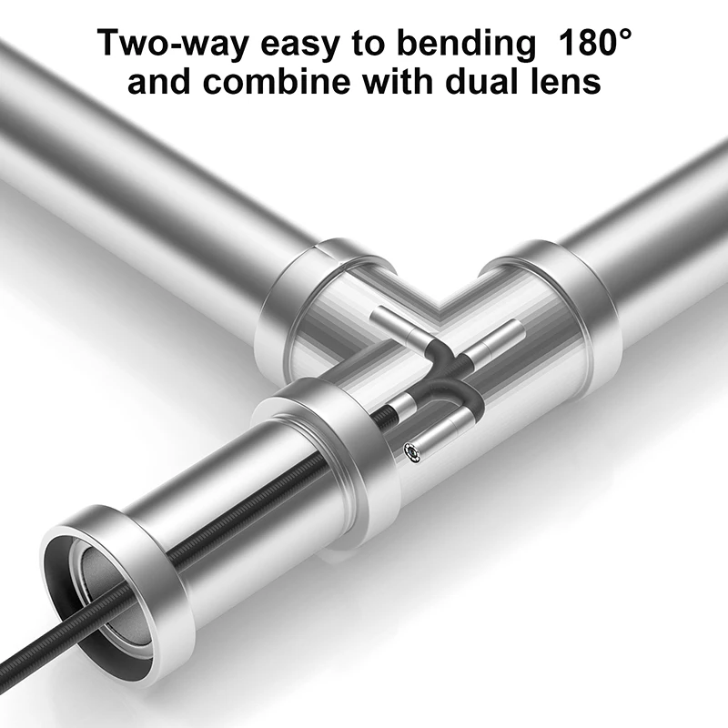 New S10 2m 3.9mm Two-ways 360 Degree Steering Wireless Endoscope Camera Industrial Video Endoscope Articulation