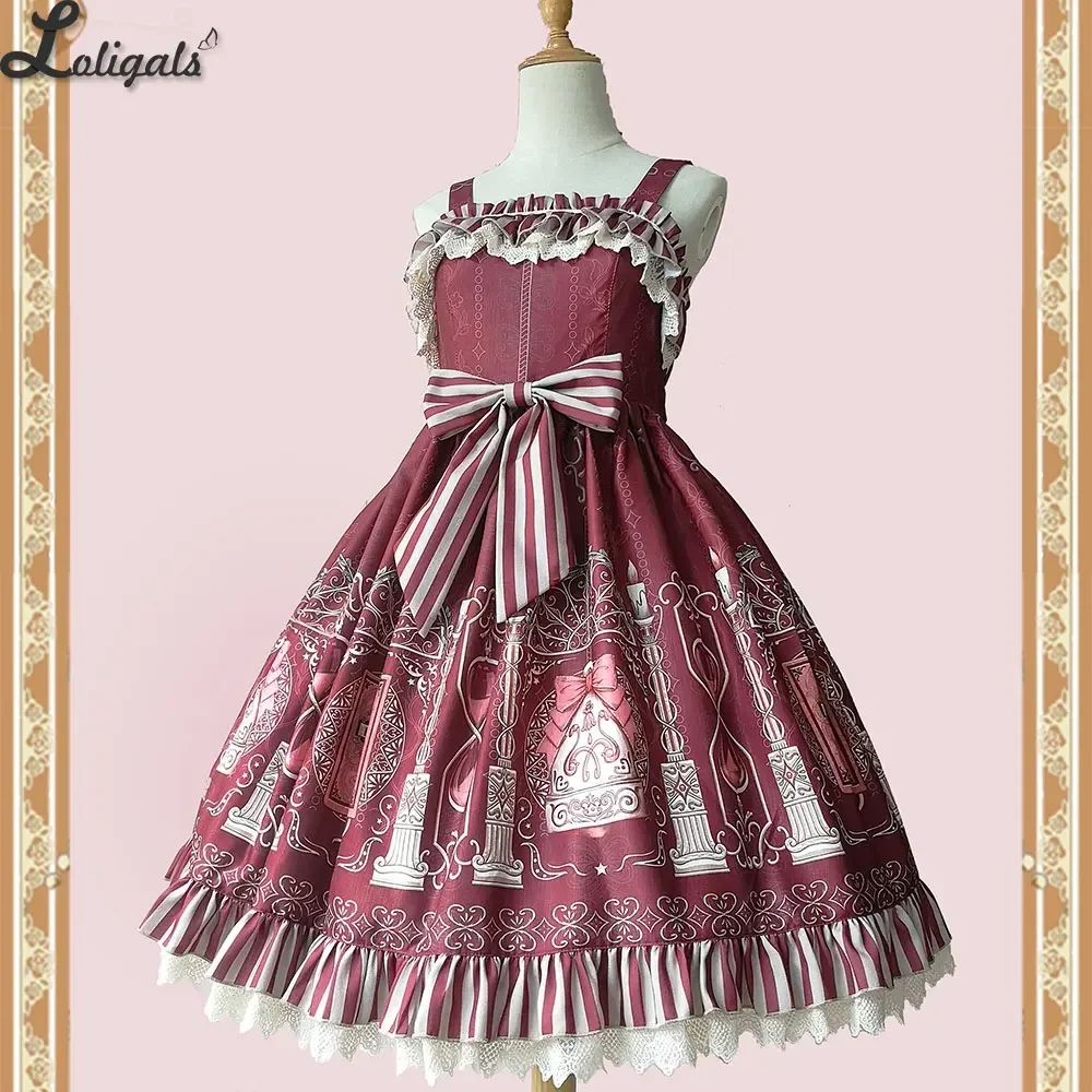 Holly School ~ Cross Printed Lolita JSK Dress by Infanta