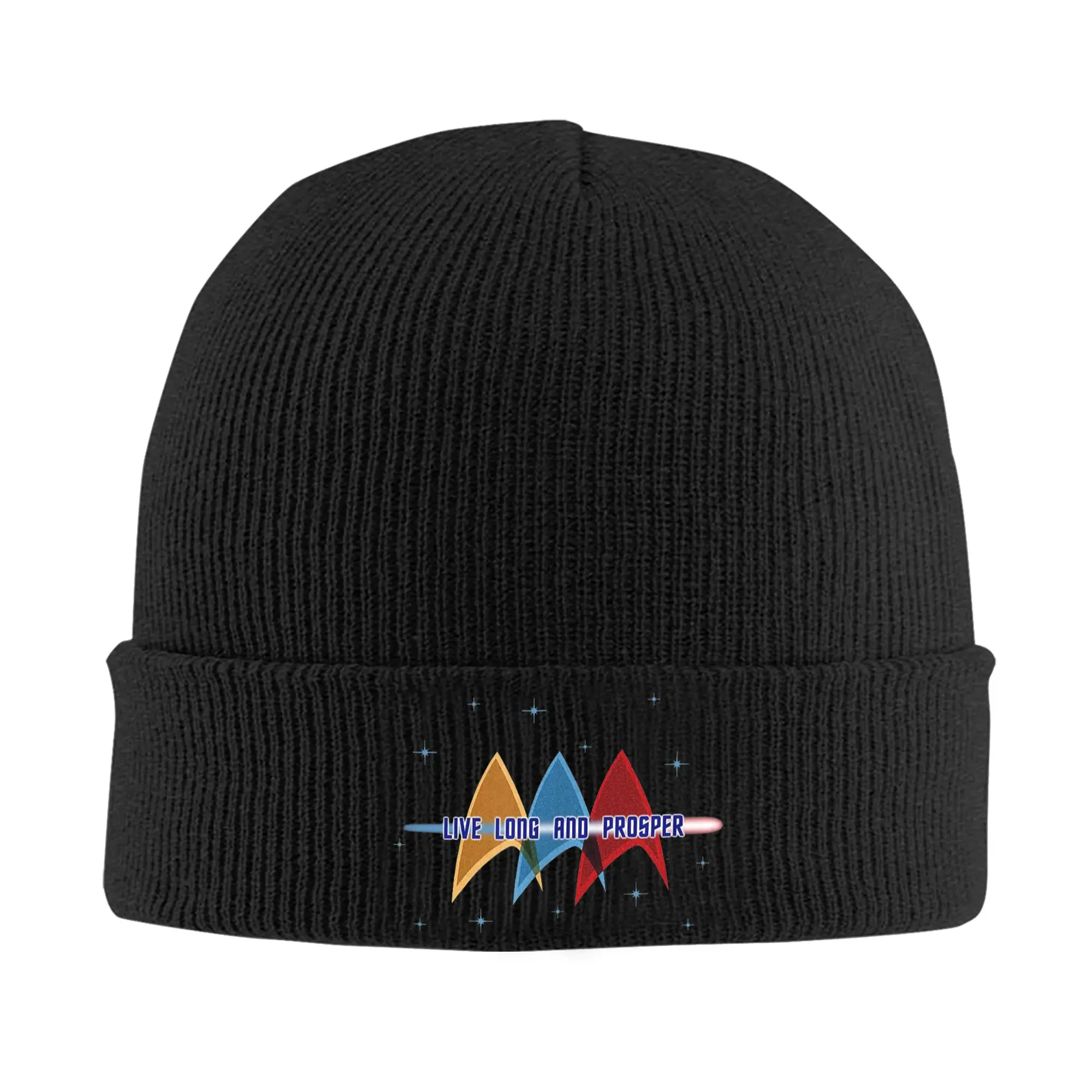 Stars Treks Live Long and Prosper  Knitted Hats Beanie Fashion Deltas Original movie Caps Female Male Acrylic Fashion Bonnet