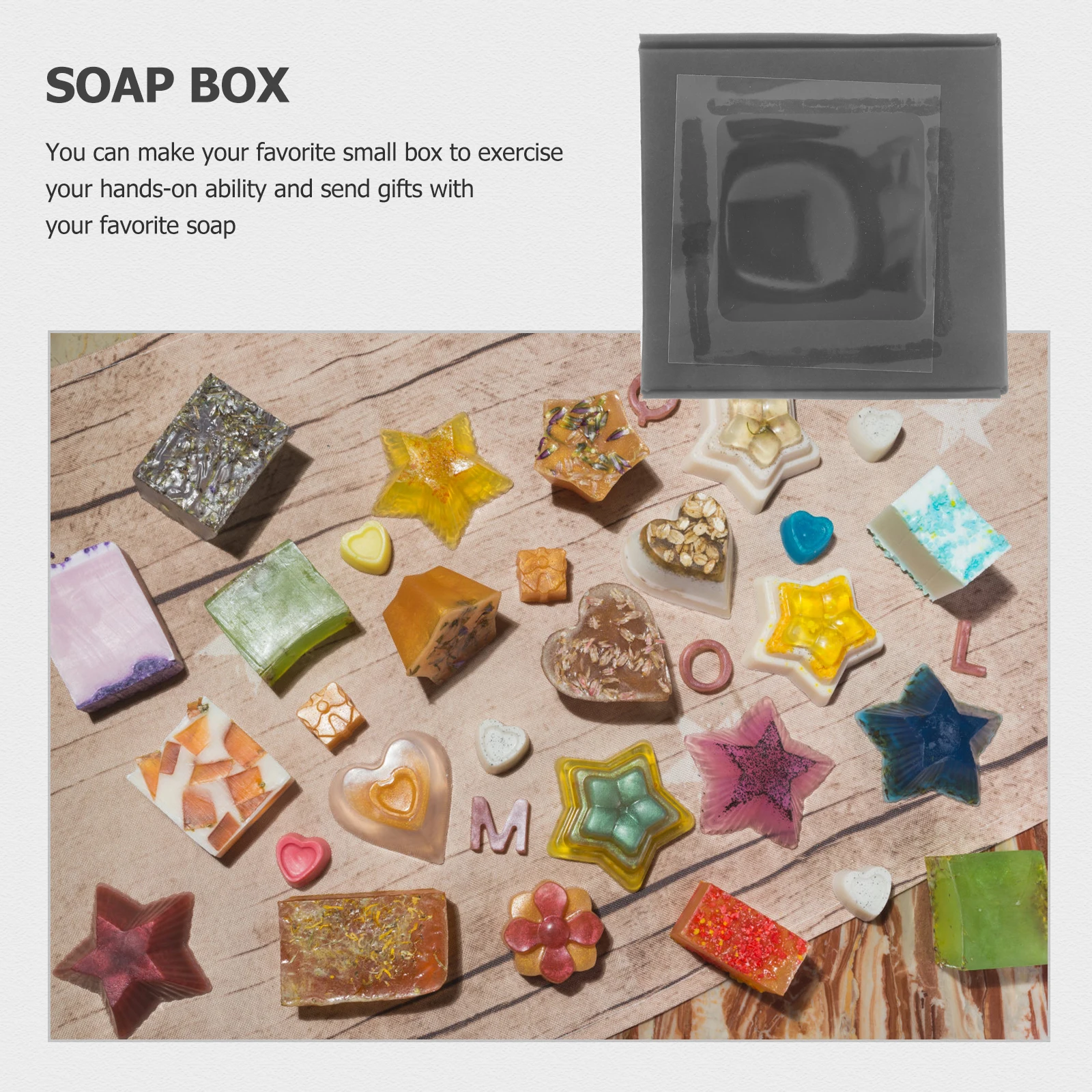 

20 Pcs Gift Boxes Paper Wrapping Containers Jewelry Display Cases Soap Storage Elegant Durable Lightweight Portable