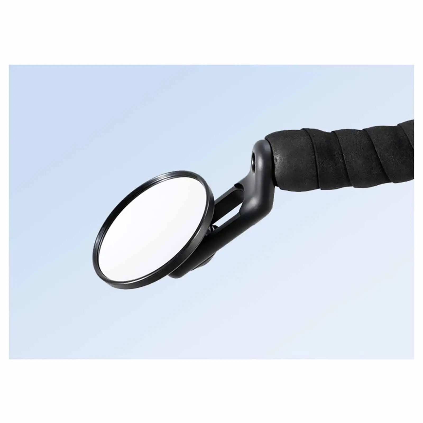 

Bike Mirror,Unbreakable Rearview Len Bar End Mirror,Wide Angle View Bicycle Handlebar Rearview Mirror for Outside Outdoor Cycle