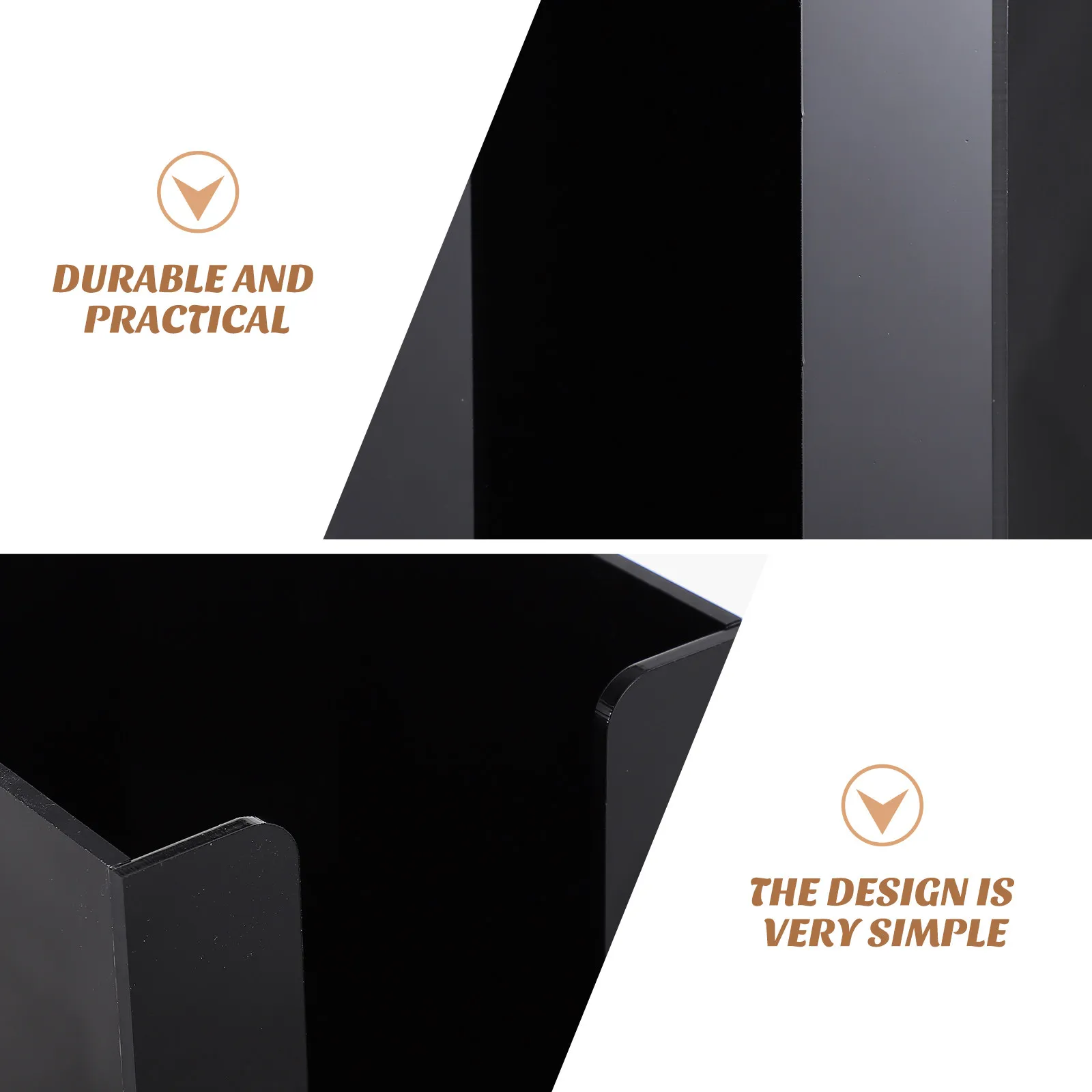 

1 шт. черная подставка для чашек для молочного чая, надежная подставка для бумажных стаканов с тонкой отделкой, для коммерческого или личного использования.