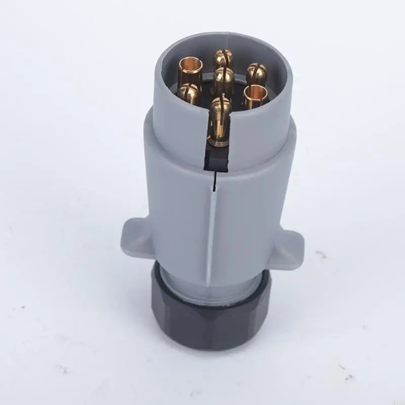 M76E 7-polige Anhänger-Steckdose, europäischer 12S-Abschleppverkabelungsstecker – Detail 3