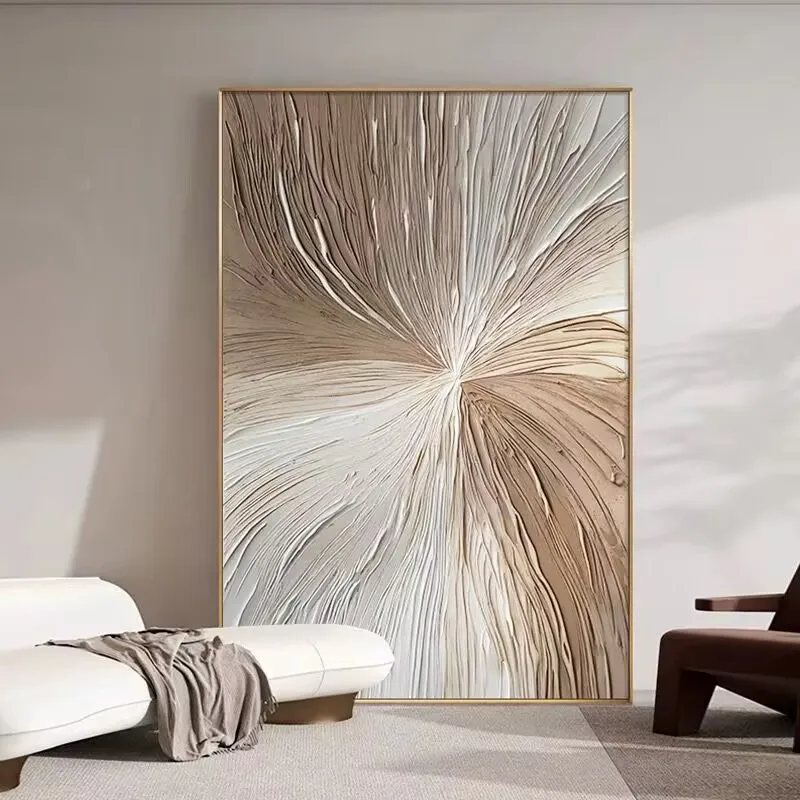 Unique Gift Abstract Line Picture For Home Wall Decor Handmade Oil Painting On Canvas For Living Room Bedroom Haning Poster