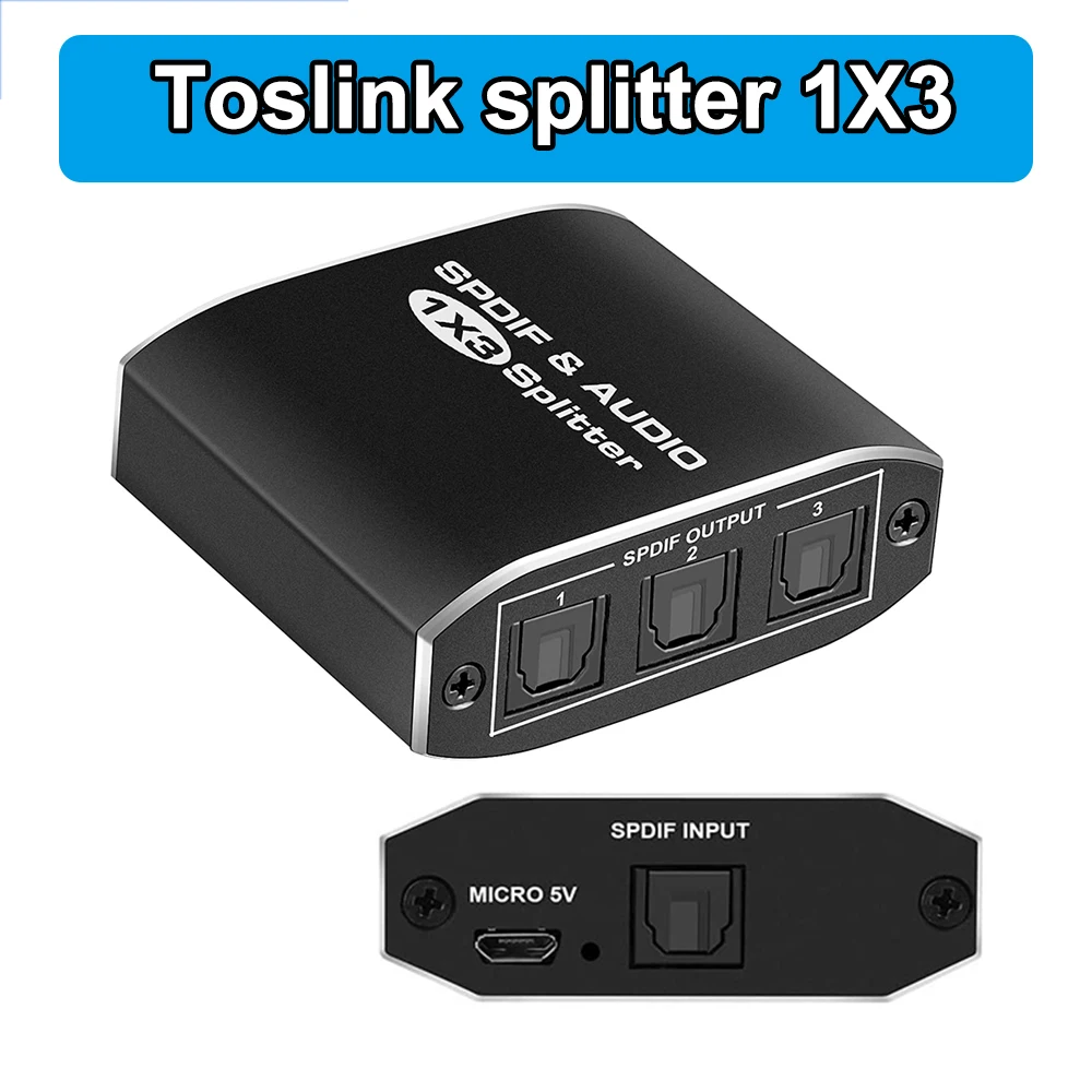 Convertitore Audio Bidirezionale Tendak Toslink/Coassiale – Ottico A Coassiale E Viceversa