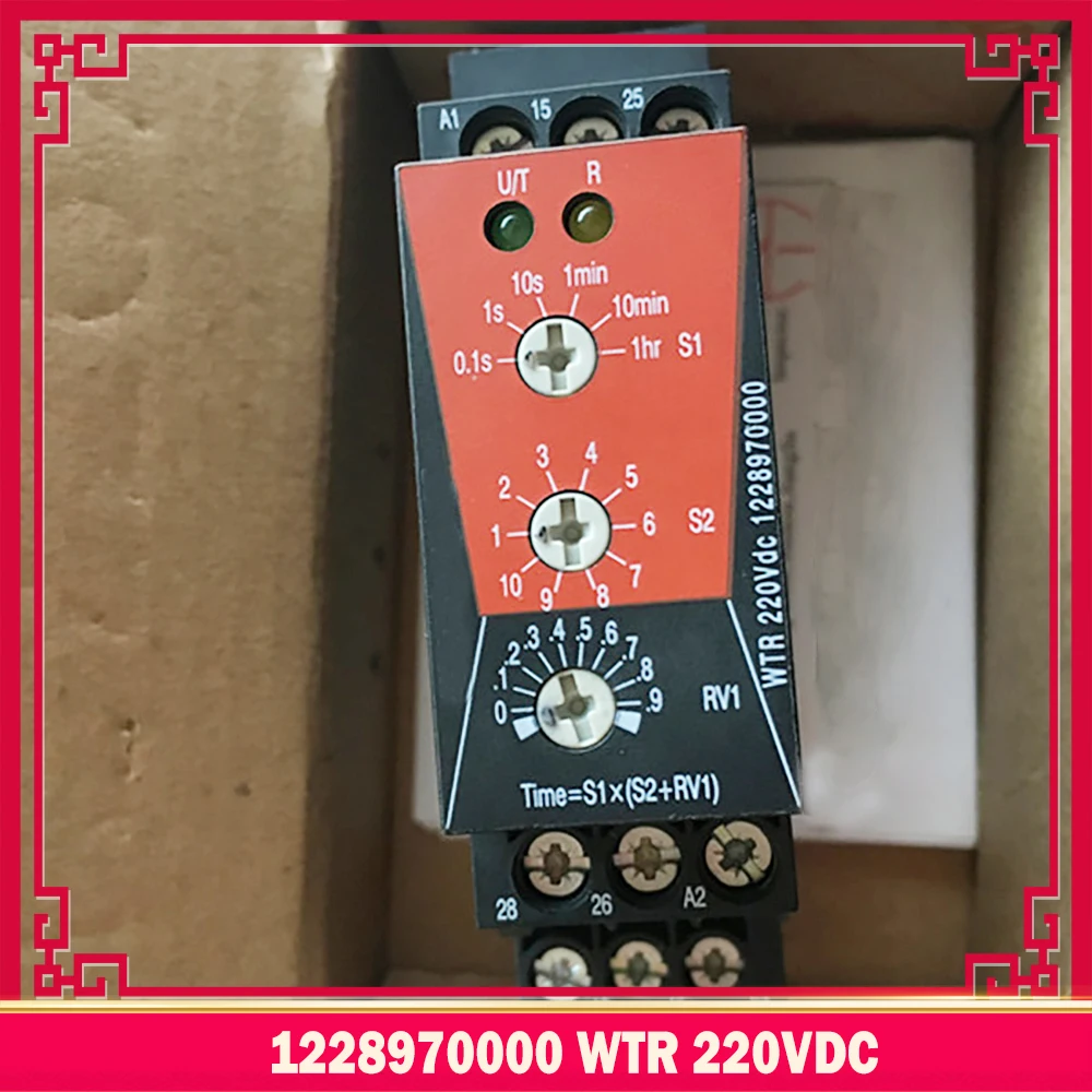 

WTR Time On-delay Timing Relay For Weidmuller 1228970000 WTR 220VDC