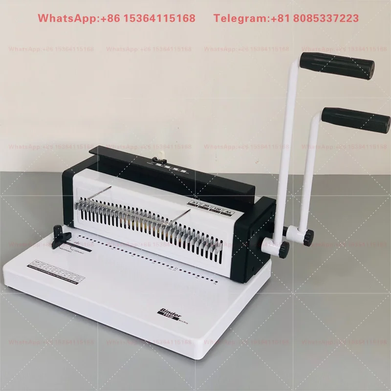 T9520  Manual Double Loop Wire Binding Machine Office Double Wire Binding Machine