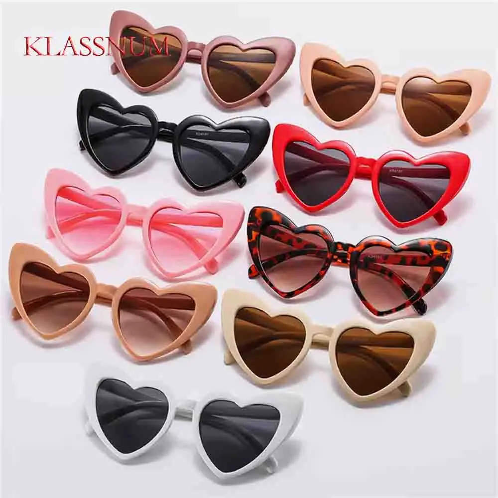 

Kids Love Heart Shaped Sunglasses Vintage Baby Boys Girls Love Frame Sun Glasses Oculos De Sol UV400 Street Beat Baby Girls Glas