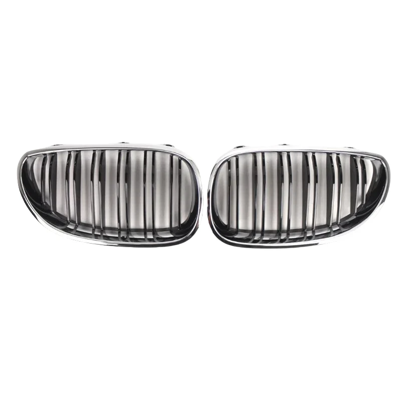 

Car Chrome and Black Front Bumper Hood Grill Kidney Grille For BMW 5 Series E60 E61 520d 520i 525li 530li 2004-2010