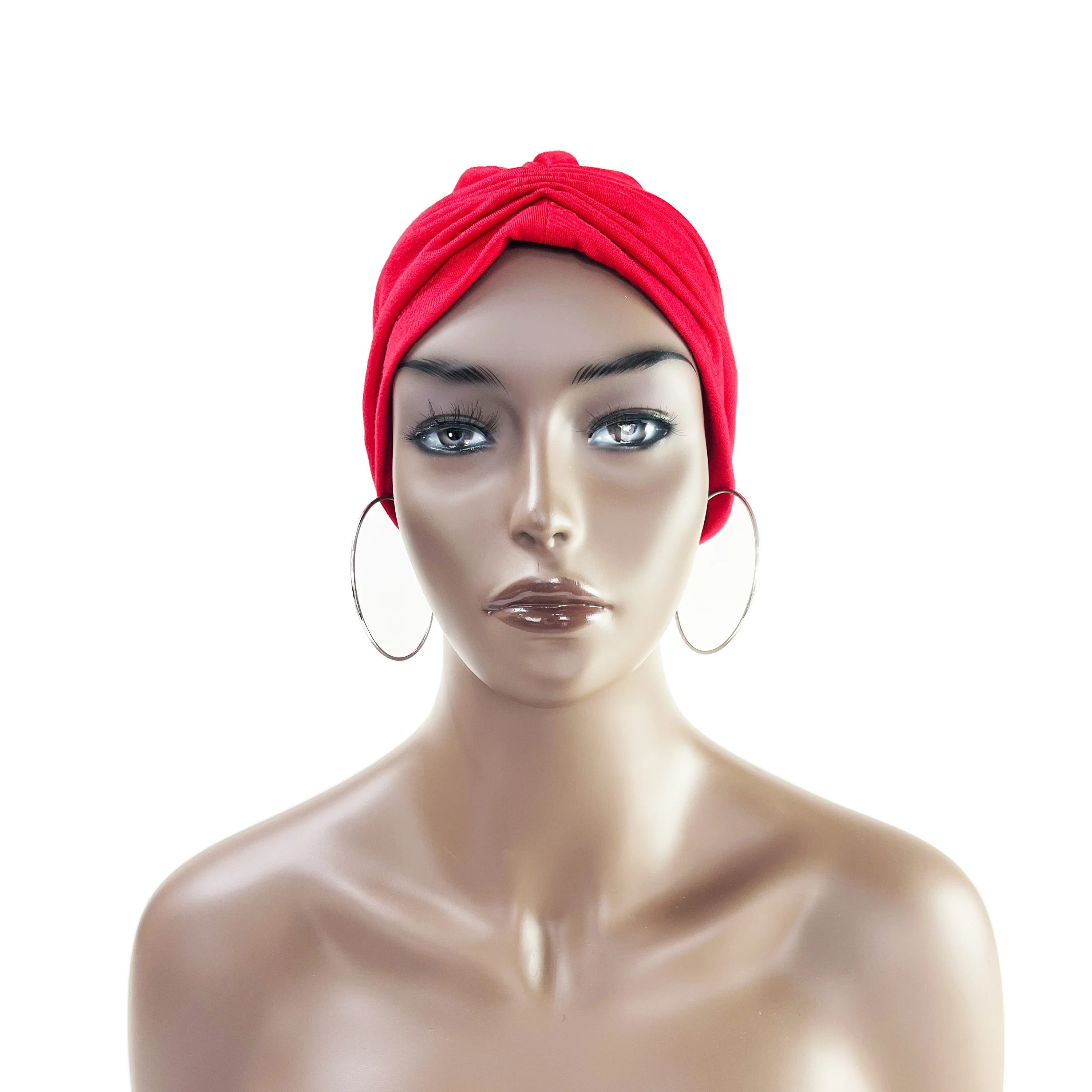 Neue Mode Satin Blumen Turban Hijab Hüte Afrikanische Kopf Wraps Elastische Muslimischen Hüte Atmungsaktive Chemo Kappe Für Frauen Mädchen – Detail 4