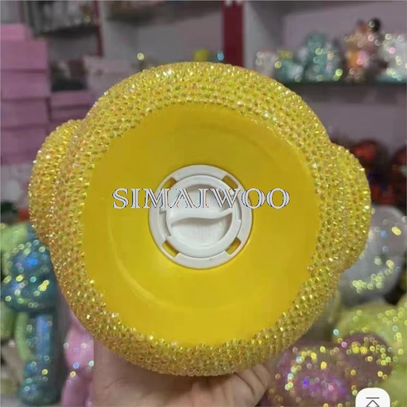 Rhinestone Emboidery Yellow Crown Duck Coin Storage Handcraft DIY Kit Diamond Painting Mosaic Kid Birthday Creative Bling Gift