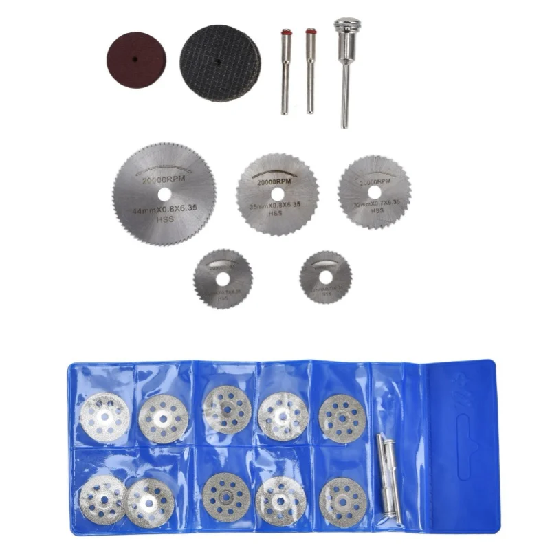 40個入り切断砥石セット-hss丸鋸刃-レジンカットディスク-ダイヤモンド切断砥石