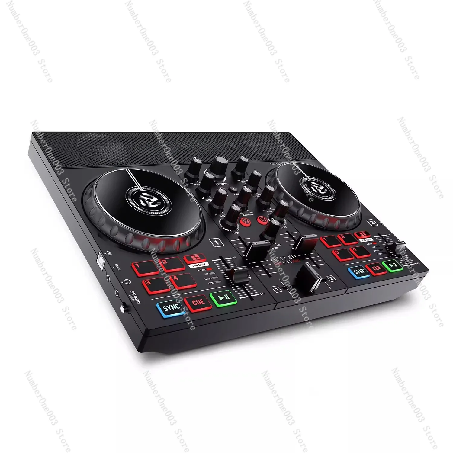 

Mix2 II Live DJ Lighting Mini Disc Player Portable Controller Send Software