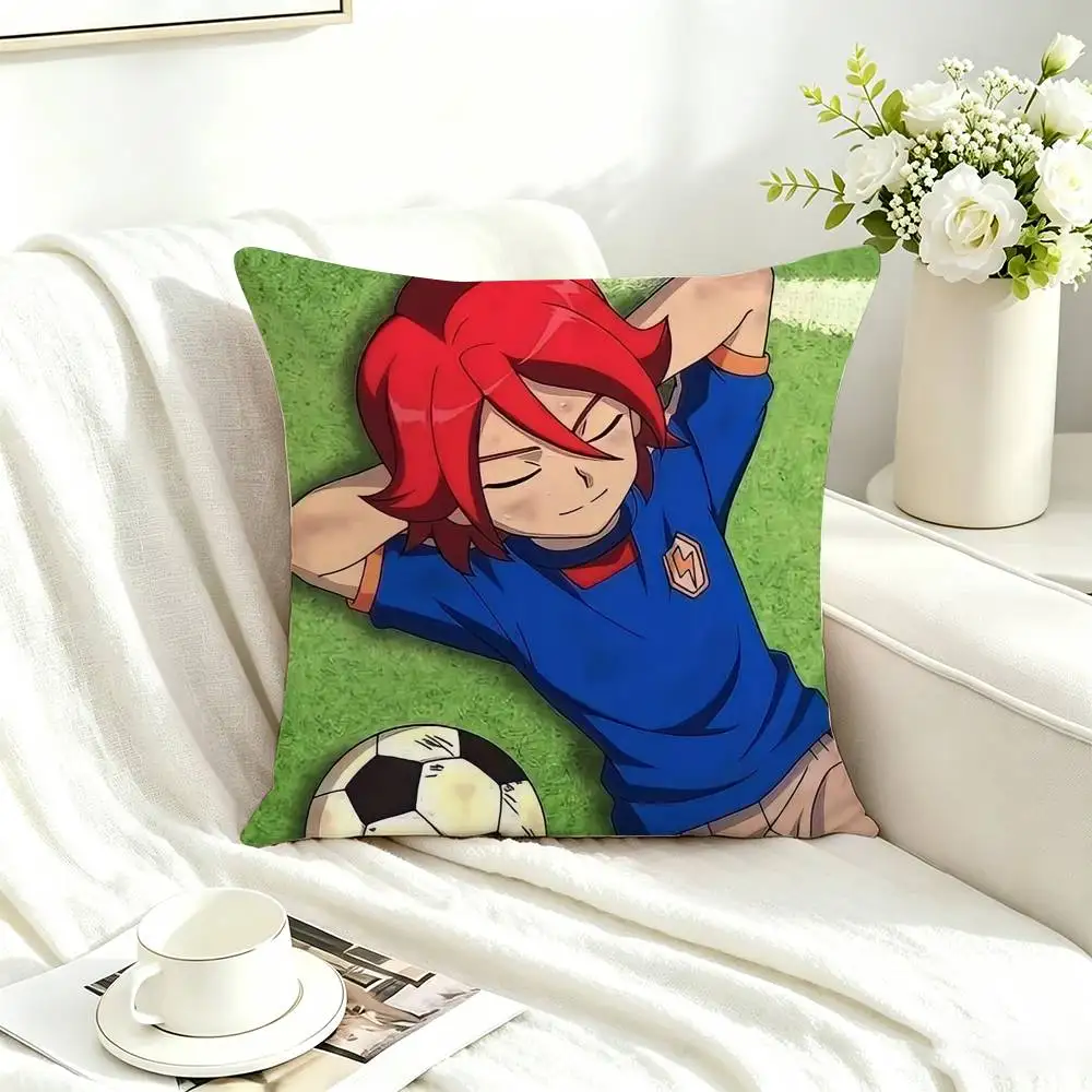 Cool guys-s Football-l InazumaS Eleven  Pillow Case Square Double-Sided Sofa Cushion Cover Bedroom Bedside Pillow