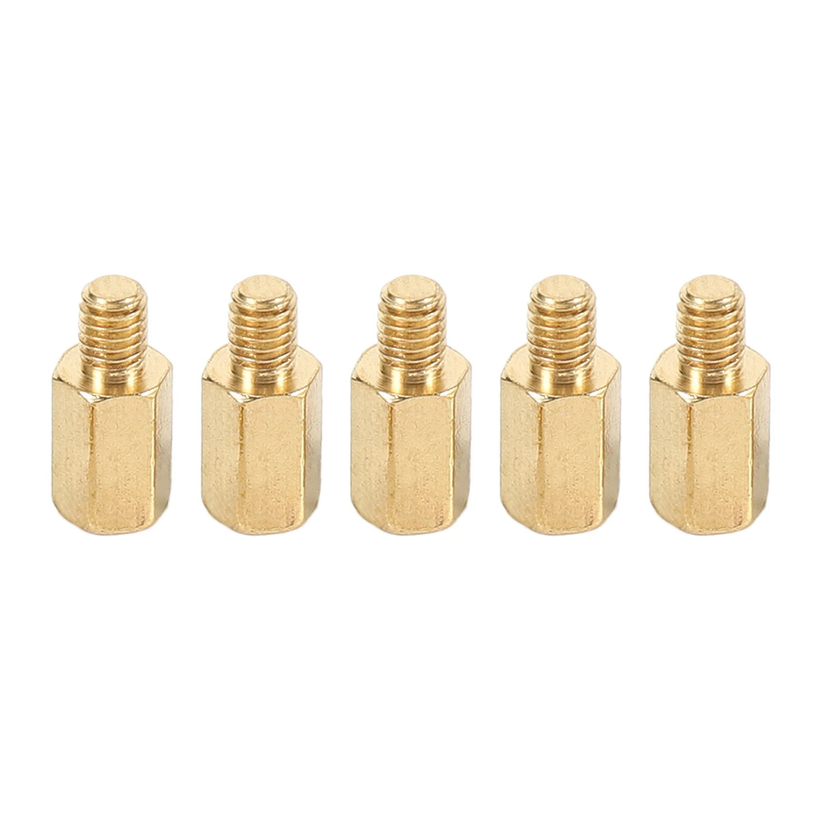 100 Pcs PC PCB Motherboard Brass Standoff Hexagonal Spacer M3 7+4Mm