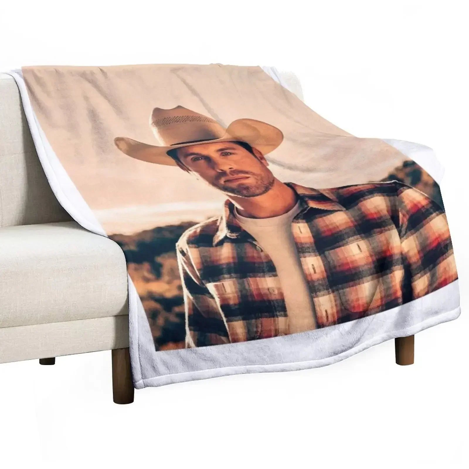 

Dustin Lynch Throw Blanket Travel Size Cozy Blanket for Plane Train