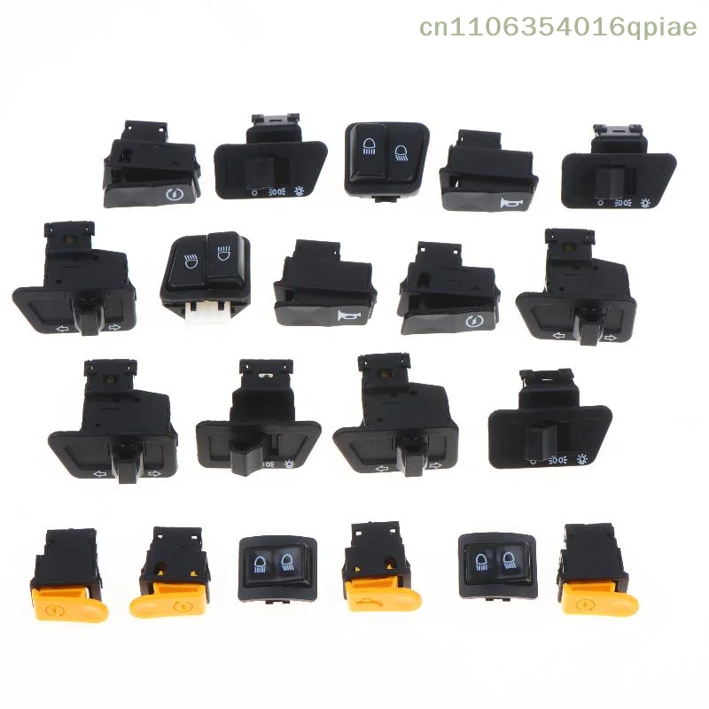 

（Summer4）Motorcycle Head Light Horn Dimmer Turn Starter Single Headlight Switch Button For ATV Moped Scooter