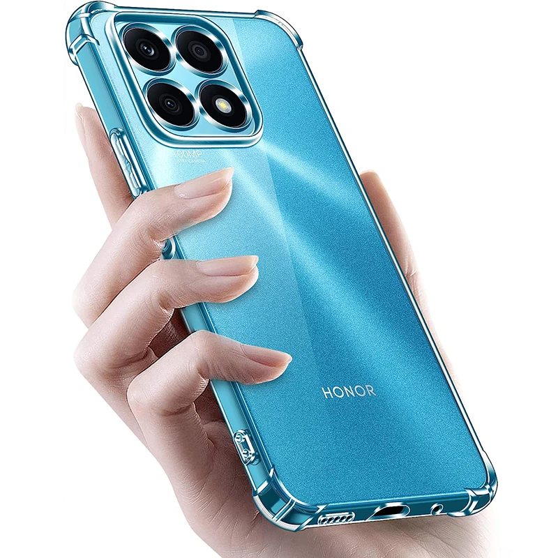 Shockproof Case For Huawei Honor 90 80 70 60 50 Pro Lite SE Silicone Soft Case For Honor X6 X7 X7A X8 X8A 4G 5G Clear Back Cover