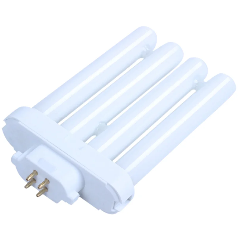 ABNO-4X 220V 27W 4 Pin Rows 6500K Double-H Quad Tube Compact Fluorescent Lamp Light Bulb