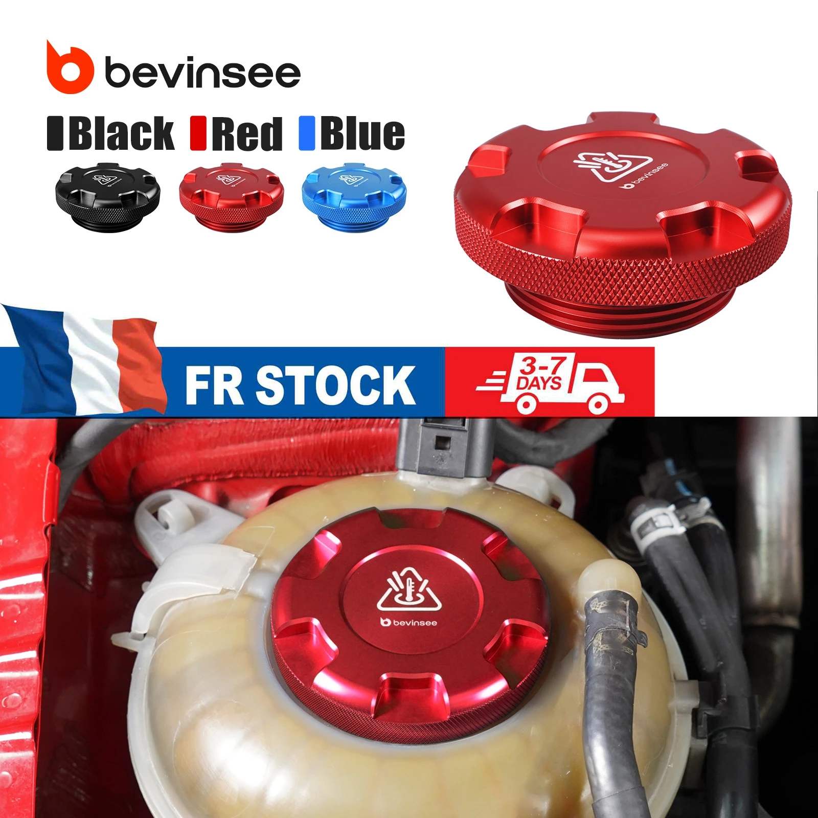 Bouchon de réservoir de liquide de refroidissement pour Audi S3 A3 RS3 8V Q3 pour Skoda Octavia 3/4 pour Cupra pour VW pour Golf MK7/8/6 GTI R pour Polo 5/6