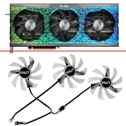 Placa de vídeo Ventilador gráfico de refrigeração, ventilador GameRock, TH9215B2H, RTX3070, RTX3080, RTX3090, RTX 3090, 3080, 3070, 3090Ti, 3070Ti, 90mm