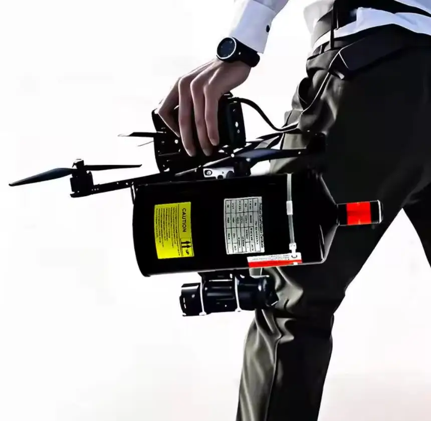 dron fibra optica Módulo de datos de imagen de fibra óptica para transmisión de imágenes de drones FPV al receptor de tierra Enlace óptico Sky Endpoint Robot submarino