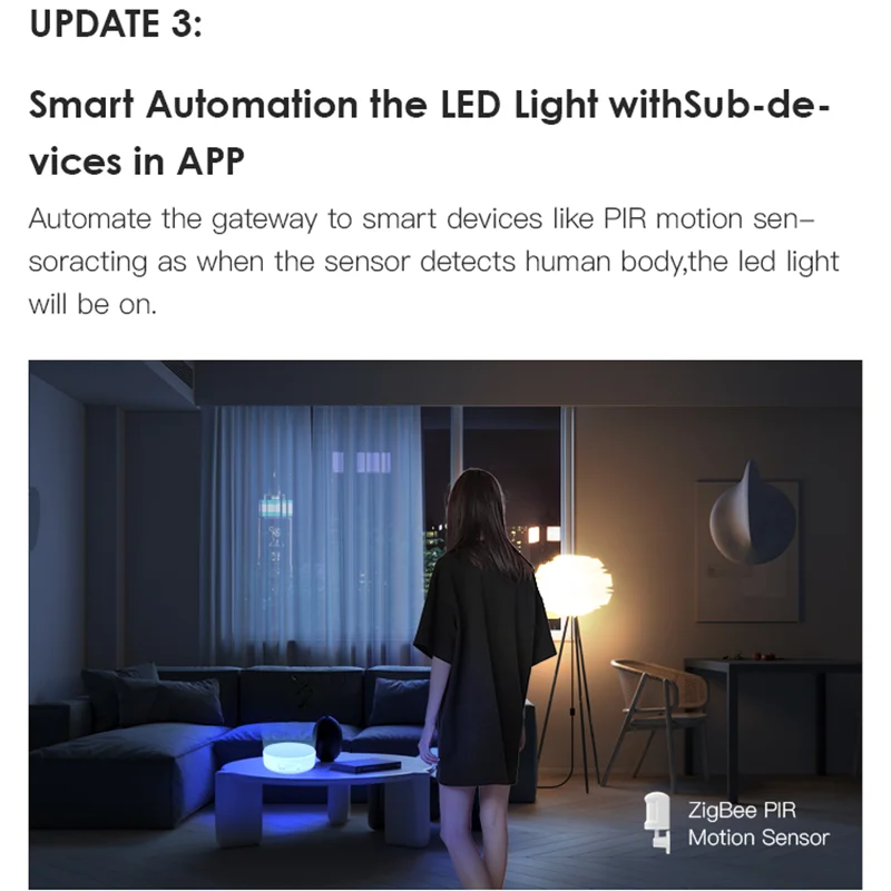 SMARSECUR Multi-mode Smart Gateway ZigBee WiFi Bluetooth Mesh Hub Work with Tuya Smart App Voice Control via Alexa Google Home
