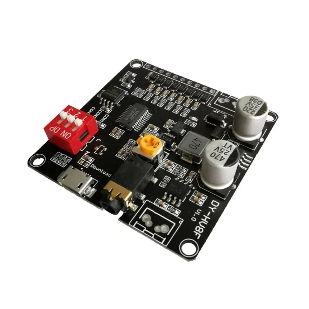 HV8F DC 12V-24V Voice Playback Module One to One Trigger Serial Control Playback 10W 20W Voice Module
