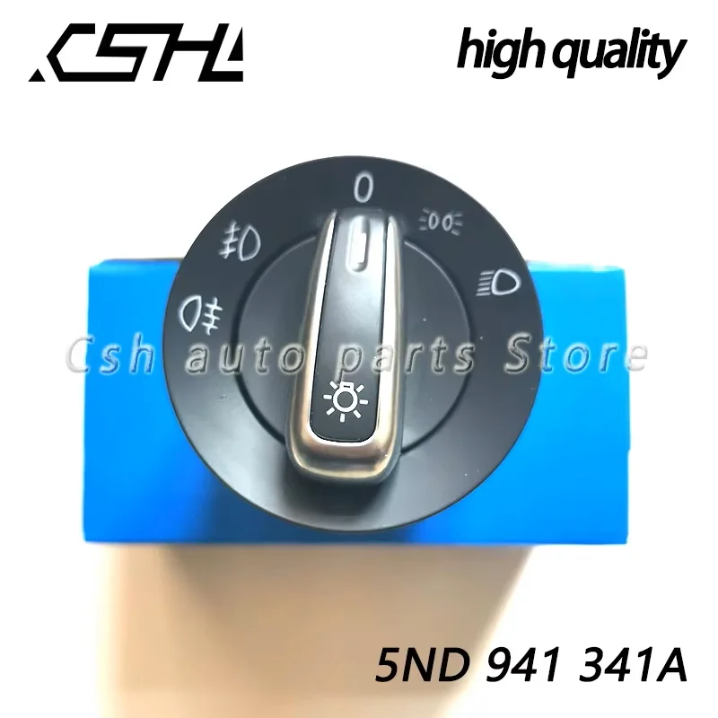 

5ND941431A headlight control knob Switch Button for Vw Golf MK5 Caddy MK3 Jetta Touran replace 1T0941431 5KD941431A 1K0941431 AJ