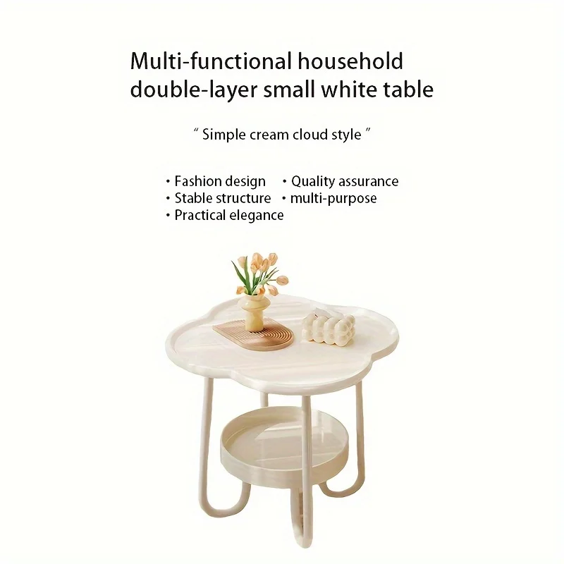 Simple Style Side Table Bedside Table Home Coffee Table Suitable For Small Spaces Bedrooms Living Rooms Porches Easy To Assemble