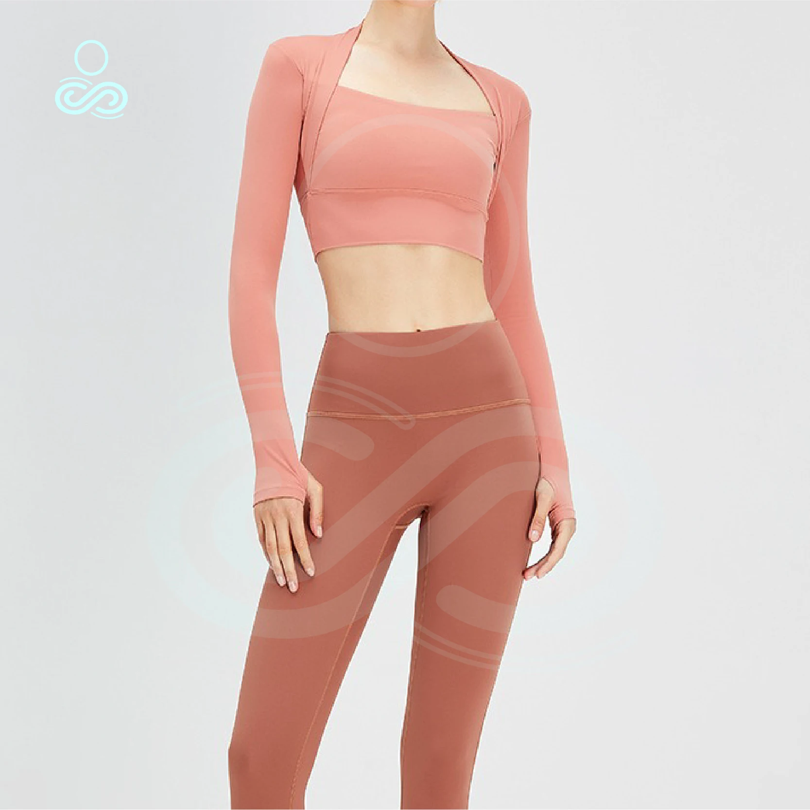 Tight yoga suit set fitness vest outdoor sports high waist hip lifting running yoga pants winter women's clothing  sets womens 2