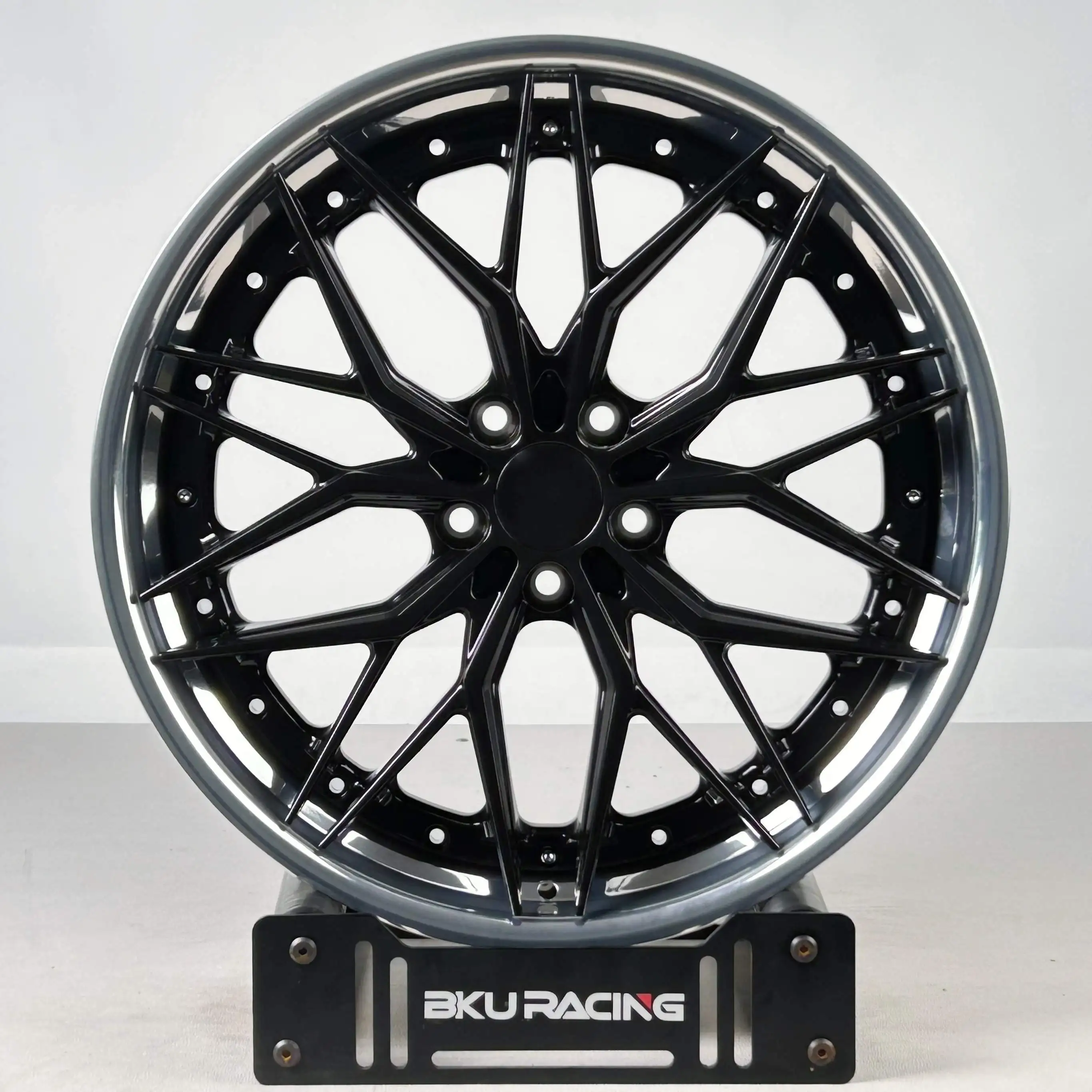 Bku 2 Piece 5x112 Forged Wheel for Lamborghini Aventador Huracan Urus Voiture 20 21 22 Inch Rim Polished Alloy Wheels