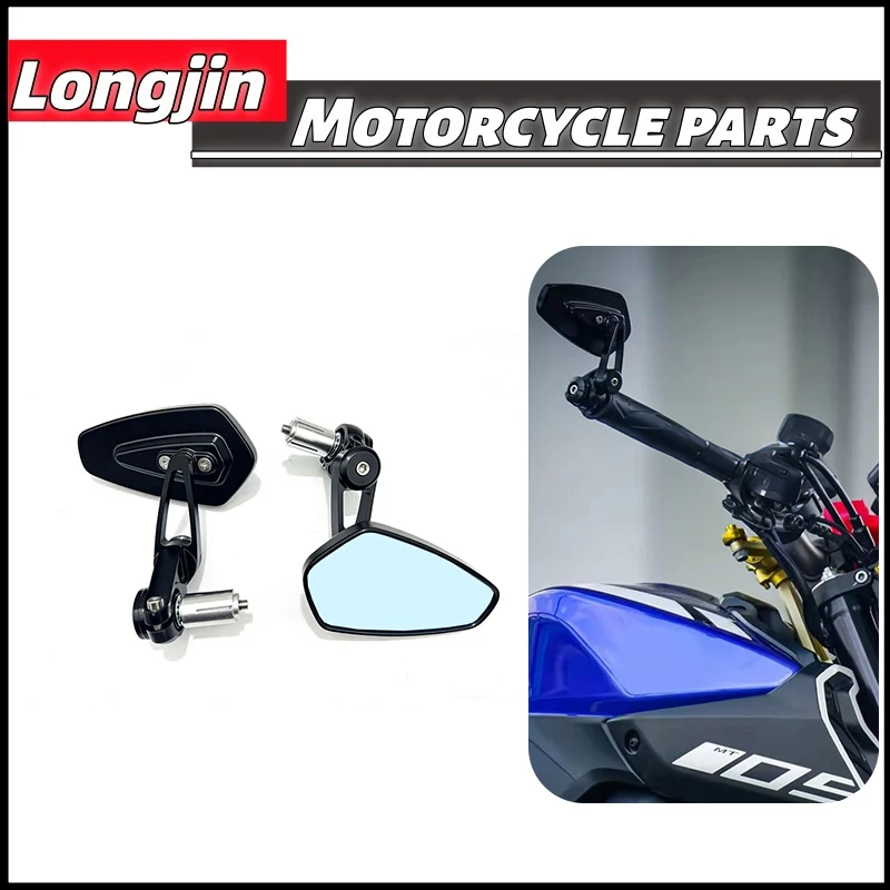 

For YAMAHA MT03 MT25 mt03 mt25 Motorcycle 7/8" 22mm Handle Bar End Rearview Mirror