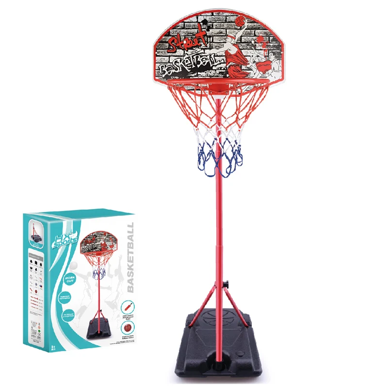 

2025 Children Indoor Outdoor Activity Sports Training Plastic Basketball Hoop Stand Toy
