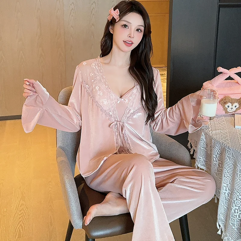 

Pajama For Woman Cotton Sets Ice Silk Homewear Women Featuring Floral Design Summer Breeze Scoop Neck Cap Sleeve Shorts Cooling