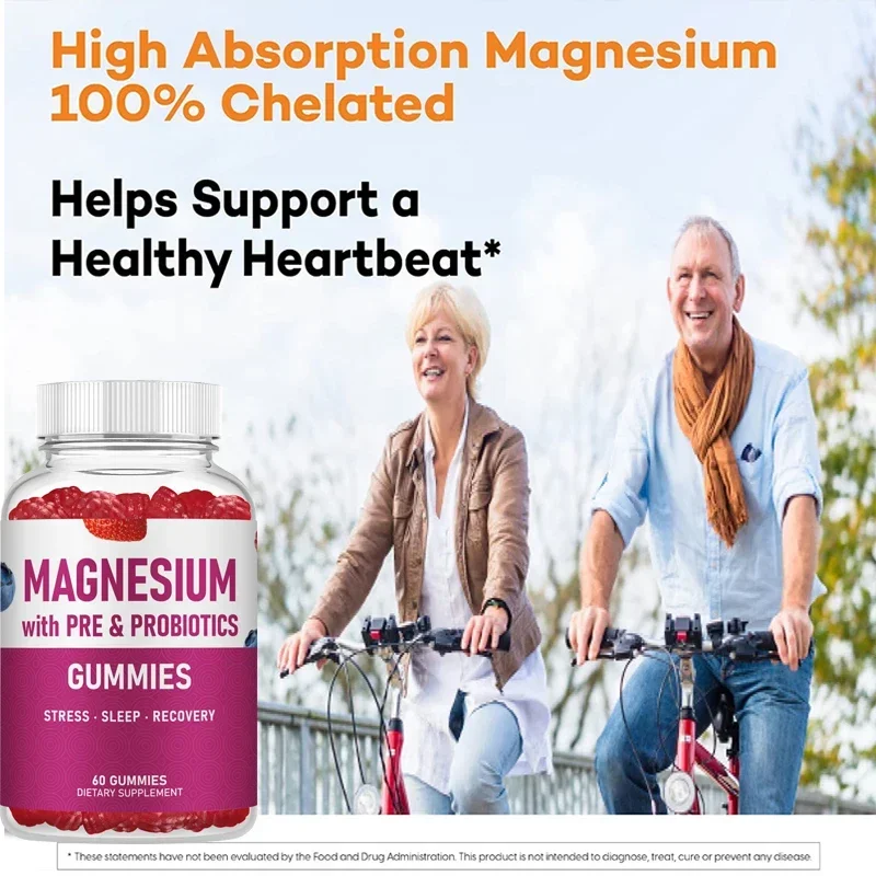 

1 bottle Probiotic magnesium glycinate fudge supports bone health and provides healthy food for energy metabolism