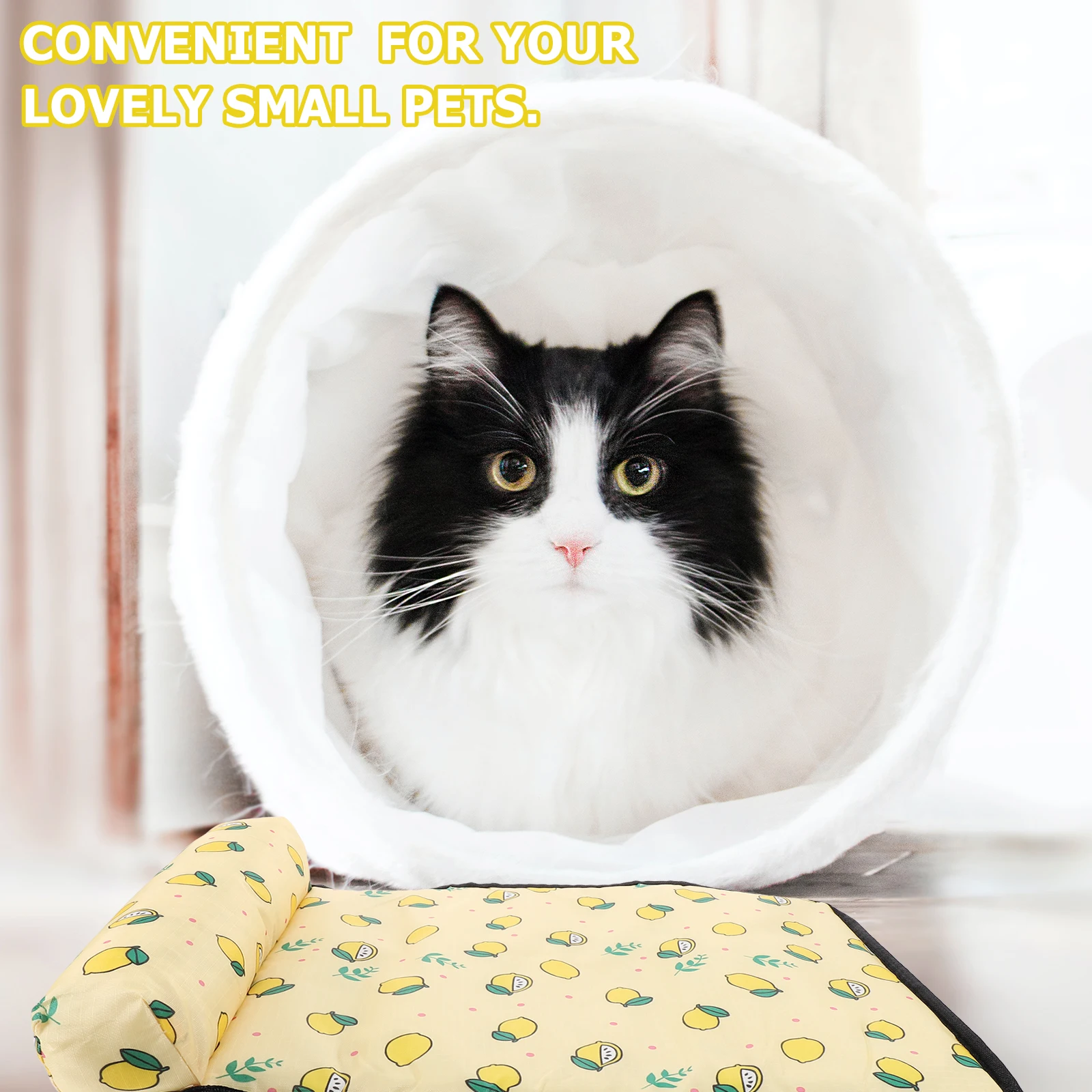 

Cat Blanket Summer Pad Kitten Mat Pet Dog for Indoor Cats Bed Cooler Cushion