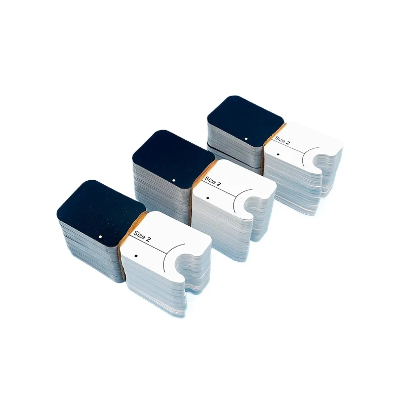 300/400pcs Lab Protective Paper Card Ip Board Paper Card No.0 - No.2 Protective Paper Card Ip Board Bracket Protective Cardboard
