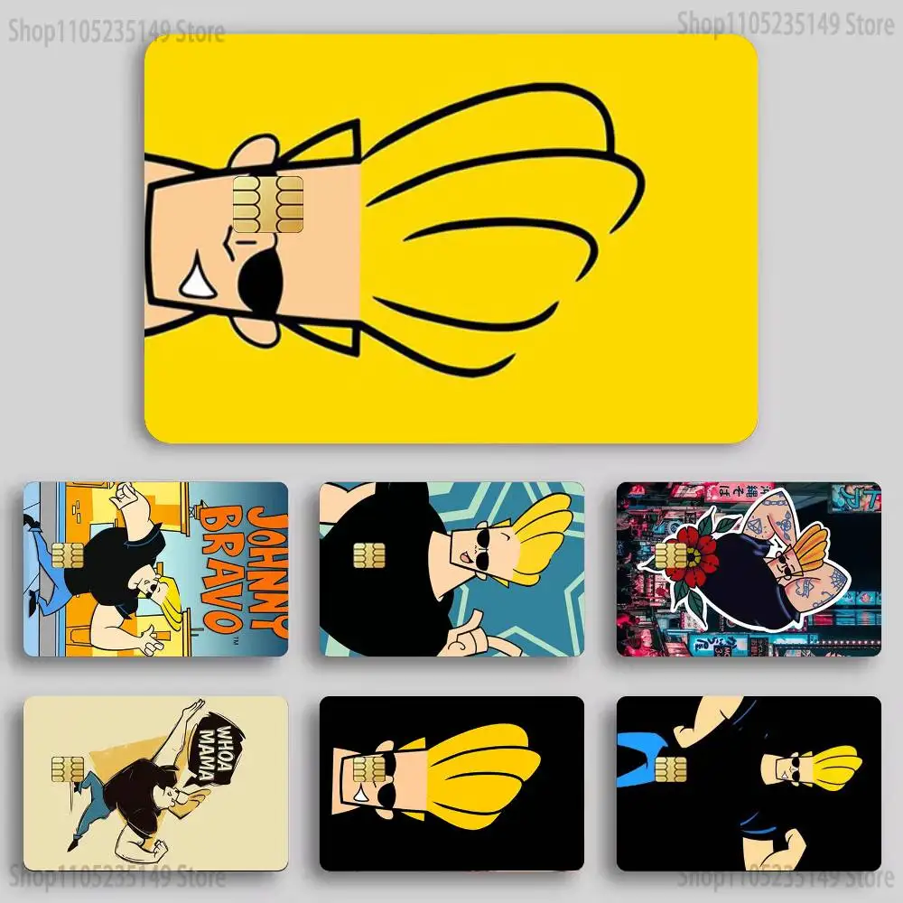 

Anime J-Johnny Bravo Credit Debit Bank Film Skin Sticker Front Cover