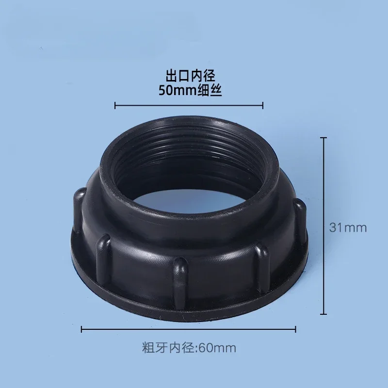 Conectores de água de jardim premium para totes IBC - Rosca fêmea NPT de 4 polegadas, 6 polegadas, 1 polegada, adaptador de rosca grossa S60 X 6