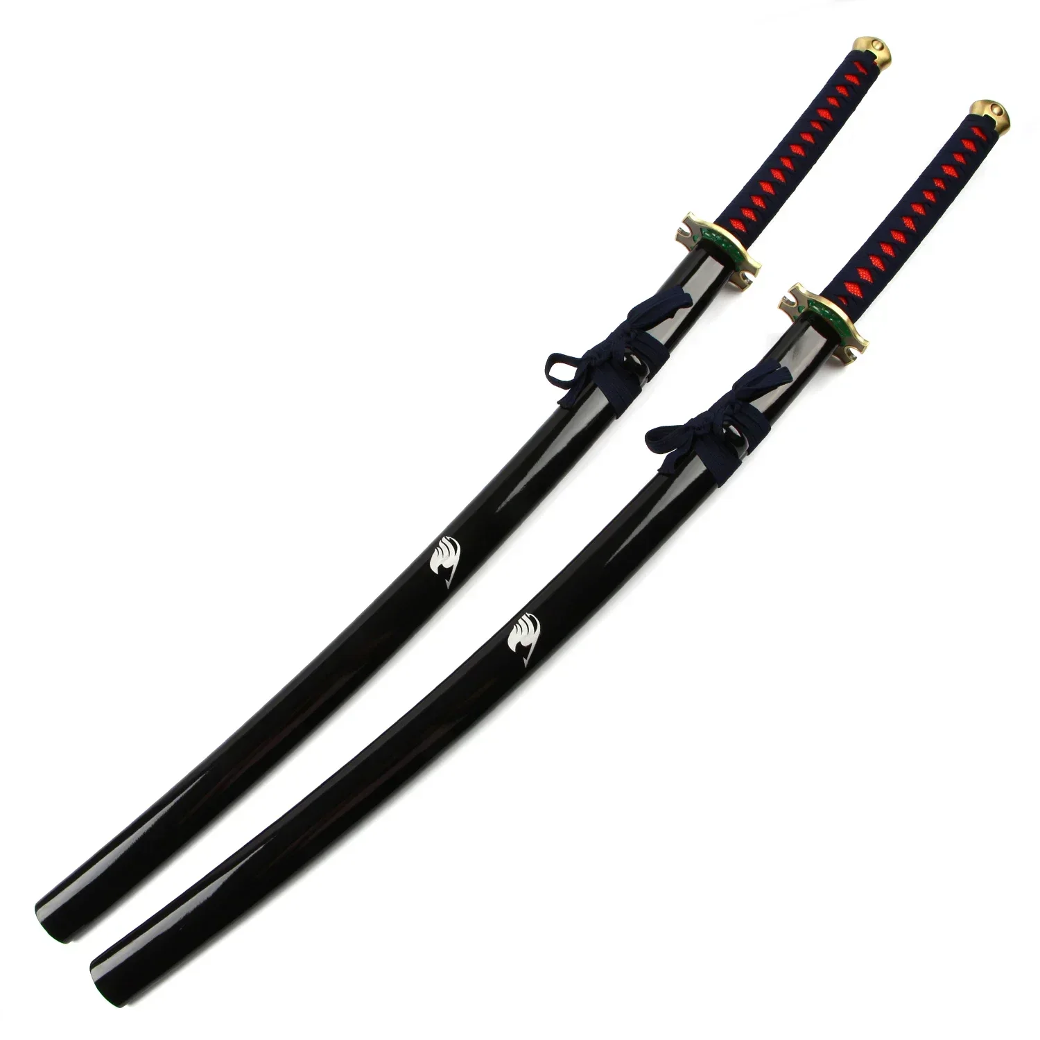 [Funny] 100cm Cosplay Anime Fairy tail Erza Scarlet weapon wooden Sword model Costume party Anime show Japan samurai sword gift