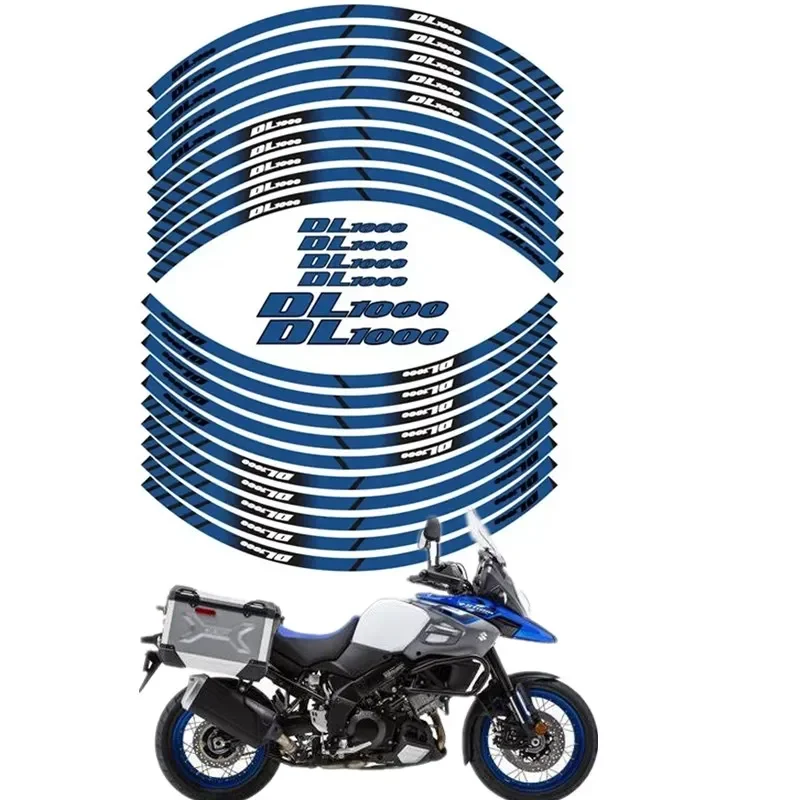 FOR SUZUKI DL1000 Motorcycle Parts Contour Wheel Decoration Decal Sticker - A Accessories