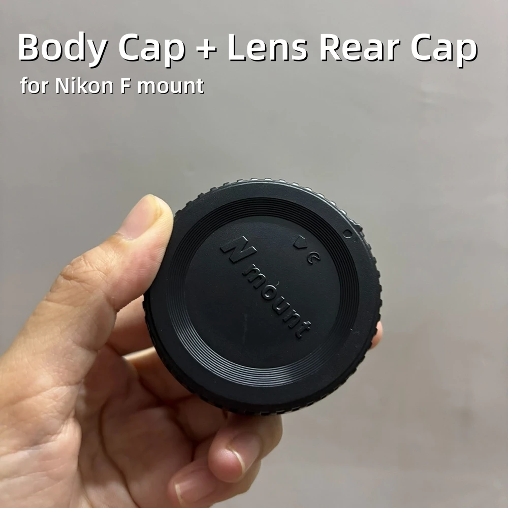 F‑mount Body Cap Rear Lens Cap Kit Camera Protective Cover For Nikon DSLR D6 D5 D4S D4 D3 Df FX Full Frame Camera Accessories