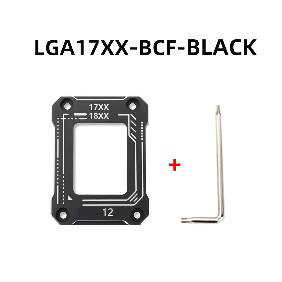 LGA17XX/18XX-BCF 12Th 13Th CPU Bending Correction Fixing Buckle CPU Bending Corrector CPU Fixed Backplane(B)