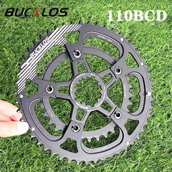 110 BCD Bicycle Chainring 50/34T 52/36T 53/39T Double Speed Chainwheel Ultralight Road Bike Chainring for Shimano Sram Crankset