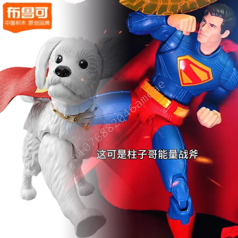 

2025 НОВЫЙ оригинальный BLOKEES DC David Corenswet Супермен 2025 Фигурка 15 СМ Фигурка Супермена ПВХ Совместная подвижная детская игрушка Подарок для мальчика