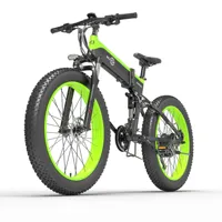 BEZIOR X1500 Electric Bike 1500W Motor E-Bike 48V 12.8Ah Battery 26*4.0-inch Fat Tires City Electric Bicycle