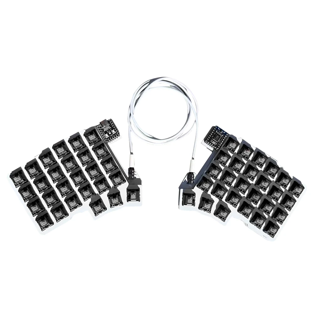 

Silakka54 Split Keyboards QMK/VIAL Hot Swap Support Wired Keyboard RP2040zero Ergonomics Keypad PC Gamer Accessories Customized